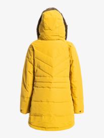 8 Ellie - Veste longue à capuche pour Femme Jaune ERJJK03496 Roxy