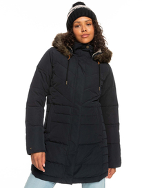3 Ellie - Veste longue à capuche pour Femme  ERJJK03496 Roxy