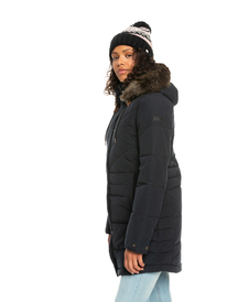 4 Ellie - Veste longue à capuche pour Femme  ERJJK03496 Roxy
