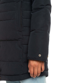 7 Ellie - Veste longue à capuche pour Femme  ERJJK03496 Roxy