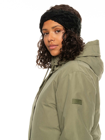 8 Dawn View Insulated Hooded Parka Jacket Beige ERJJK03497 Roxy