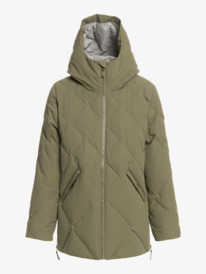7 Womens Neeva Waterproof Jacket Beige ERJJK03500 Roxy