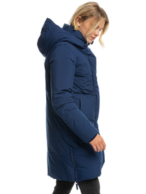 1 Abbie - Veste longue imperméable pour Femme Bleu ERJJK03502 Roxy