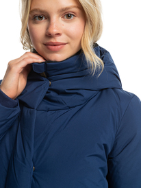 2 Abbie - Veste longue imperméable pour Femme Bleu ERJJK03502 Roxy