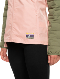 6 Ticket To Ride - Veste technique pour Femme Rose ERJJK03505 Roxy