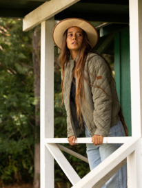 4 Path To Paradise - Gesteppte Jacke für Frauen  ERJJK03508 Roxy