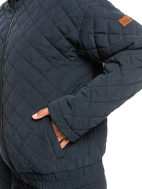 6 Path To Paradise - Gesteppte Jacke für Frauen Schwarz ERJJK03508 Roxy