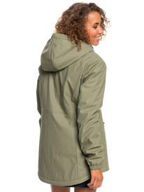 13 No Rain No Flowers - Regenjacke für Frauen Beige ERJJK03517 Roxy