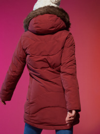 7 Ellie Warmlink - Winterjacke mit Heizpanel für Frauen Braun ERJJK03547 Roxy