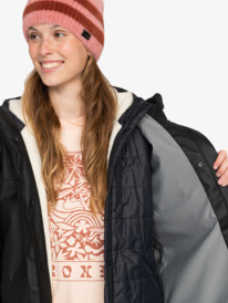 4 Nightdew 3-in-1 - 3-in1 Winter Parka for Women Black ERJJK03549 Roxy