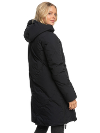 12 Abbie - Giacca longline invernale da Donna Black ERJJK03550 Roxy