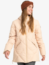 8 Neeva - Winter Jacket for Women Brown ERJJK03551 Roxy