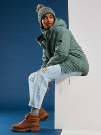 8 Lofty Cloud - Parca de inverno para Mulher Azul ERJJK03552 Roxy