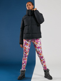 7 Winter Rebel - Winter-Bomberjacke für Frauen Schwarz ERJJK03556 Roxy