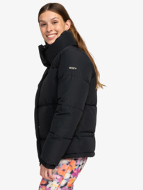 10 Winter Rebel - Winter-Bomberjacke für Frauen Schwarz ERJJK03556 Roxy