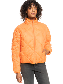 9 Wind Swept - Veste matelassée compacte pour Femme Orange ERJJK03557 Roxy