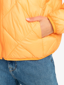 12 Wind Swept - Veste matelassée compacte pour Femme Orange ERJJK03557 Roxy