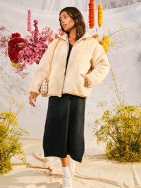 7 Miracle Mile - Quilted Jacket for Women Brown ERJJK03569 Roxy