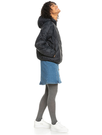 3 Wind Swept Lightweight Packable Padded Jacket Black ERJJK03571 Roxy