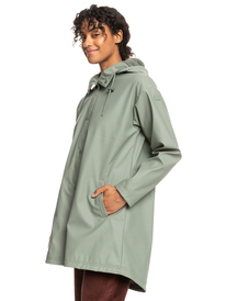 1 Rain Dance - Rain Mac Jacket for Women Green ERJJK03572 Roxy