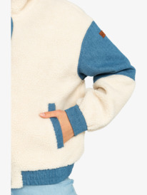 3 Wrap It Up - Fliegerjacke aus Kord für Frauen Beige ERJJK03574 Roxy
