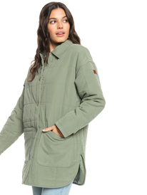 4 Next Up - Chaqueta Acolchada en Quilt para Mujer Verde ERJJK03582 Roxy