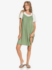 3 Rare Feeling - Robe à bretelles pour Femme Vert ERJKD03295 Roxy
