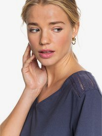 2 Женский ромпер с коротким рукавом Bali Free Love Синий ERJKD03304 Roxy