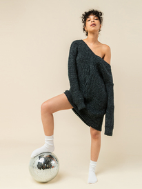 1 Turn A Corner Knit Dress Black ERJKD03376 Roxy