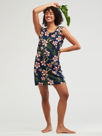 0 Surfs Up Printed - Vestito in jersey da Donna  ERJKD03422 Roxy