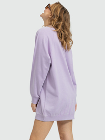 roxy, Breaking Waves - Sweatshirt Dress for Women, PURPLE ROSE (png0) Breaking Waves - Sweatshirt Dress for Women ERJKD03432
