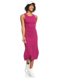 10 Good Keepsake - Robe midi pour Femme Rose ERJKD03442 Roxy