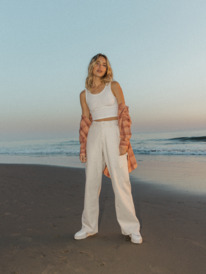 3 Good Keepsake Crop Top White ERJKT03648 Roxy