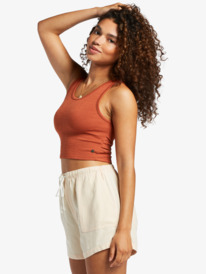 1 Good Keepsake Crop Top Brown ERJKT03648 Roxy