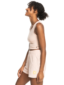 9 Good Keepsake - Débardeur cropped pour Femme Rose ERJKT03648 Roxy
