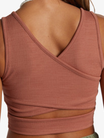 3 Good Keepsake Crop Top Pink ERJKT03648 Roxy