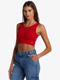 1 Good Keepsake Crop Top Red ERJKT03648 Roxy