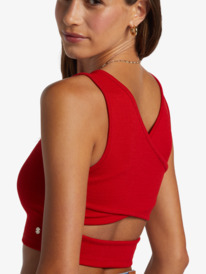 2 Good Keepsake Crop Top Red ERJKT03648 Roxy