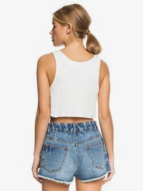 Kelia Summer Feeling - Cropped Rib Knit Vest Top for Women  ERJKT03669