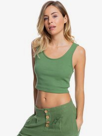 0 Spring Getaway - Rib Knit Vest Top for Women  ERJKT03764 Roxy