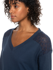2 Candy Clouds - Haut manches longues pour Femme Bleu ERJKT03804 Roxy