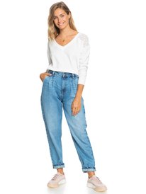 4 Candy Clouds - Haut manches longues pour Femme Blanc ERJKT03804 Roxy