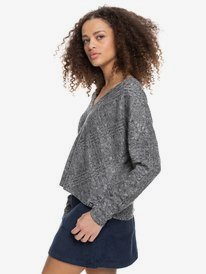 5 High Tide Knit Top Black ERJKT03817 Roxy