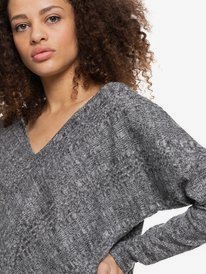 6 High Tide Knit Top Black ERJKT03817 Roxy