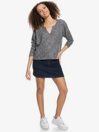 7 High Tide Knit Top Black ERJKT03817 Roxy