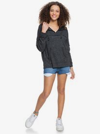 3 Surfer Paradise - Kapuzenpullover für Frauen Schwarz ERJKT03822 Roxy