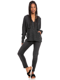 3 Paddle Out - Sweat à capuche pour Femme Noir ERJKT03847 Roxy