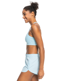 1 Back To You 2022 - Sport-BH mit mittlerer Unterstützung für Frauen Blau ERJKT03859 Roxy