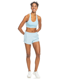 2 Back To You 2022 - Sport-BH mit mittlerer Unterstützung für Frauen Blau ERJKT03859 Roxy