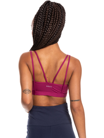 7 Feel Like Me Low Support Sports Bra Pink ERJKT03863 Roxy